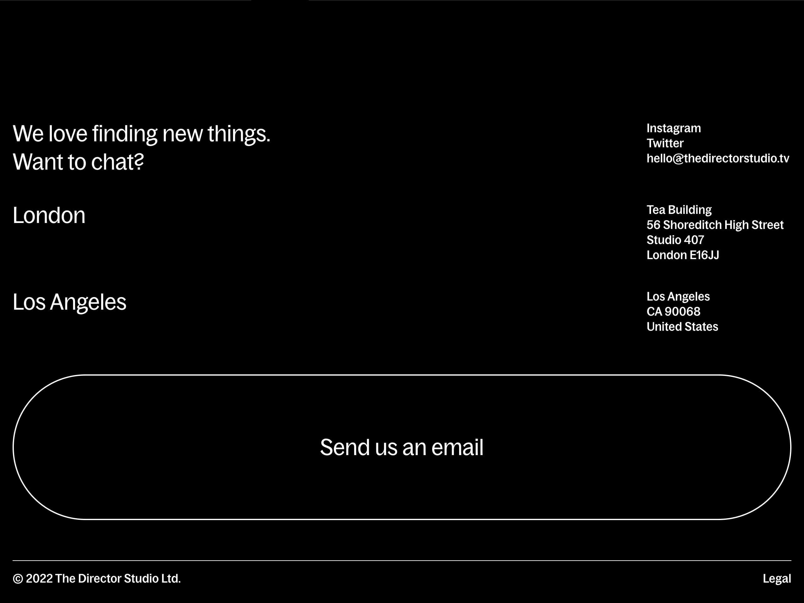 The Director Studio website screenshot 5