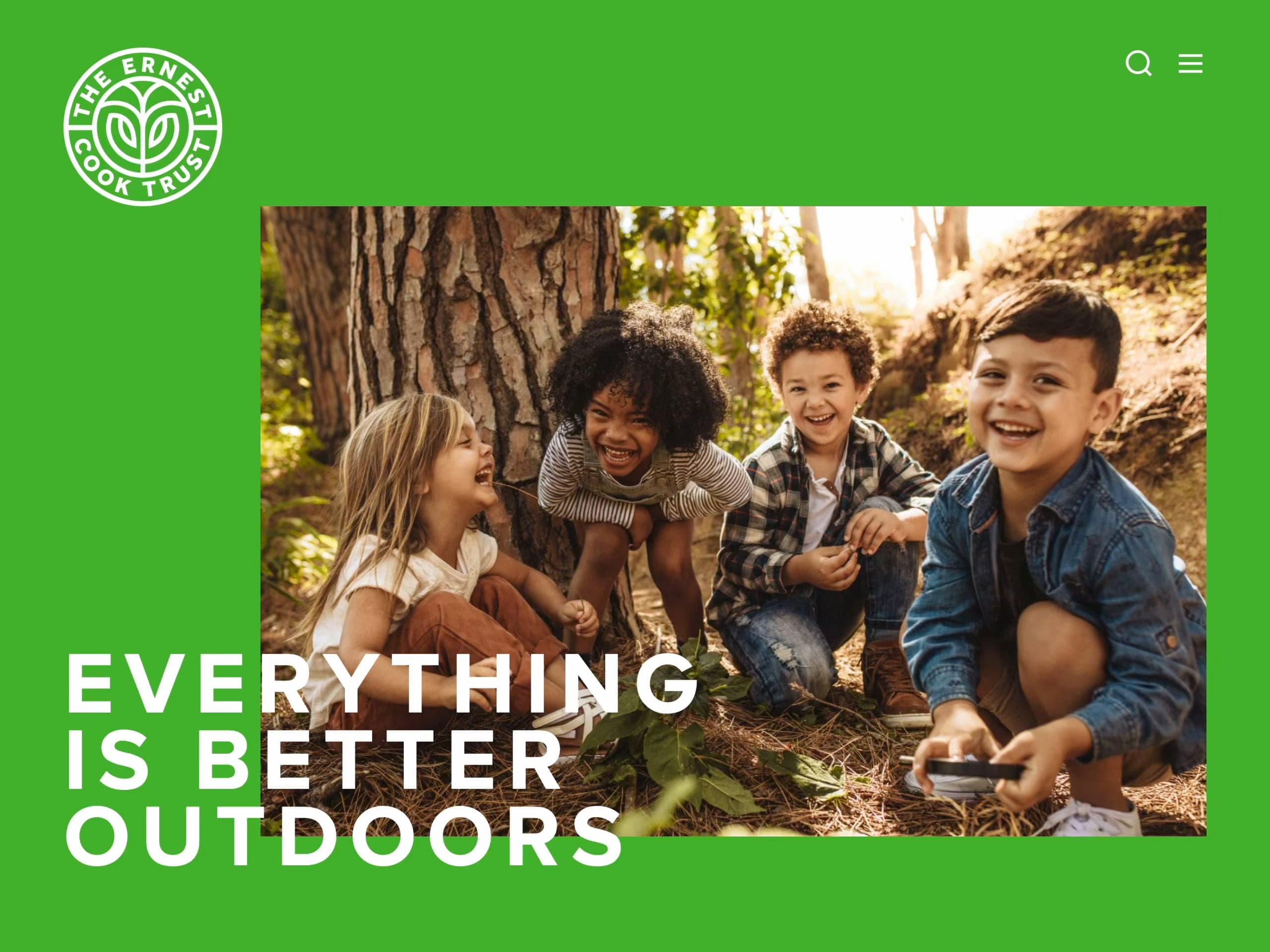 The Ernest Cook Trust website screenshot