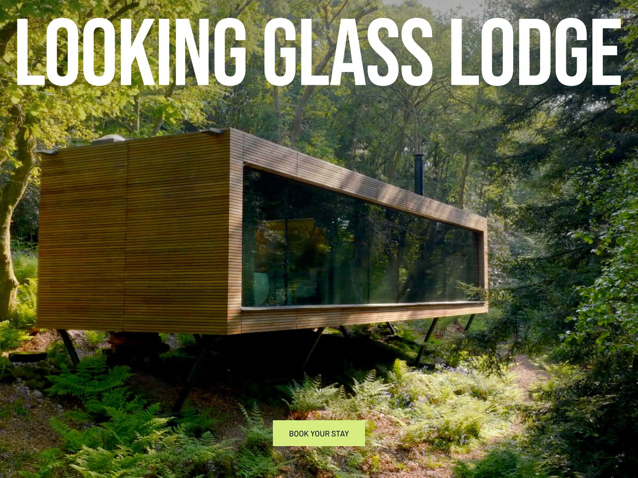 Looking Glass Lodge website screenshot
