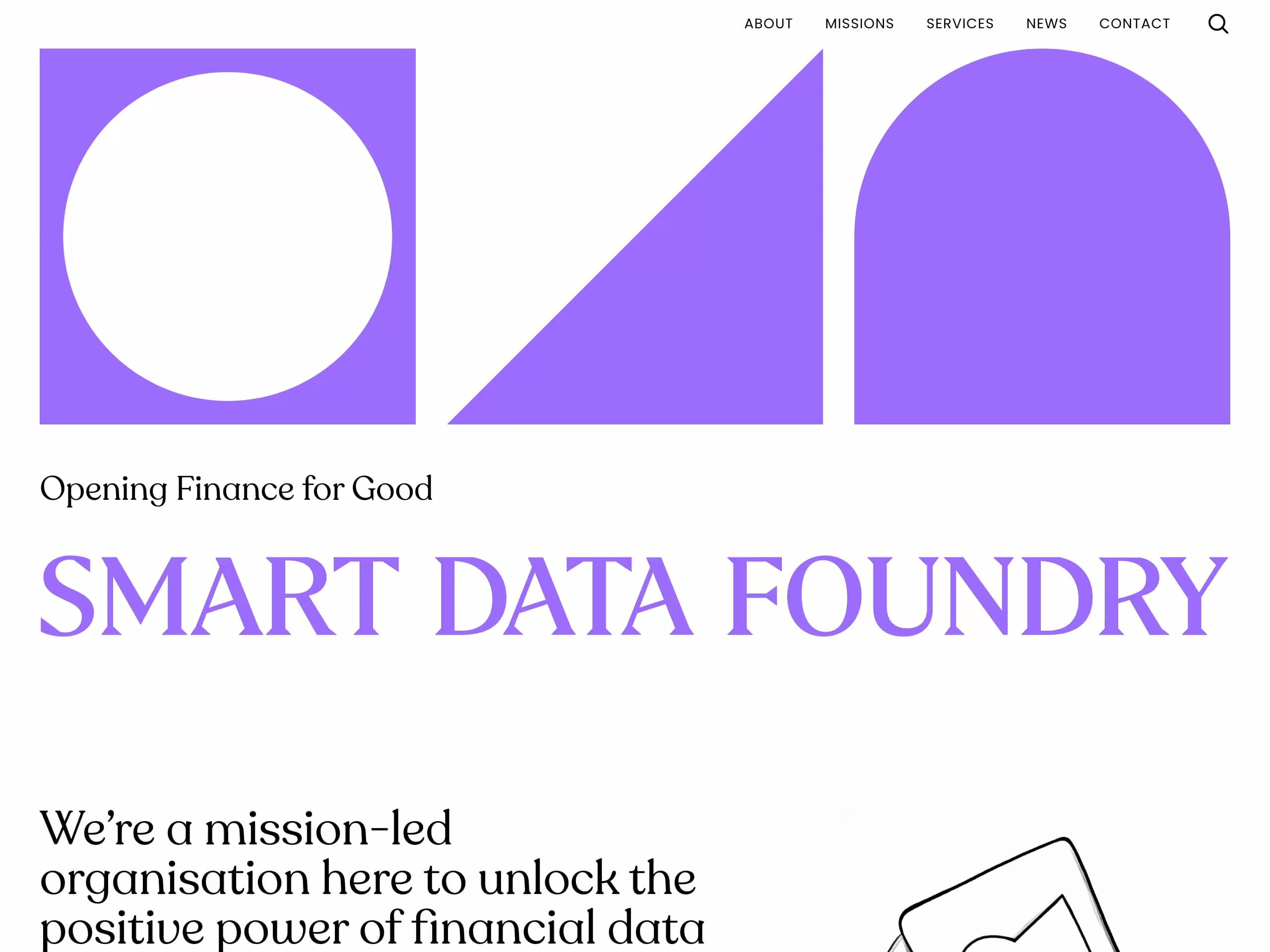 Smart Data Foundry website screenshot